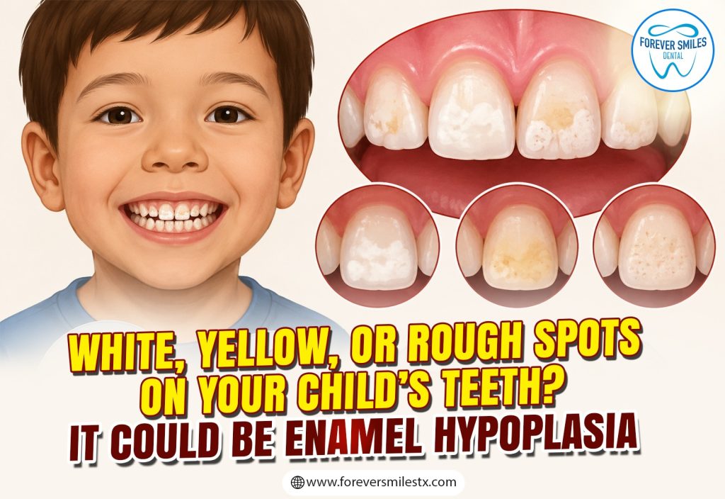 Featured image for: White, Yellow, or Rough Spots on Your Child’s Teeth? It Could Be Enamel Hypoplasia