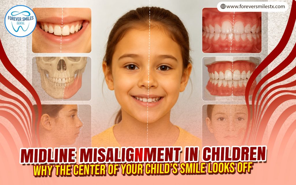Featured image for: Midline Misalignment in Children: Why the Center of Your Child’s Smile Looks Off